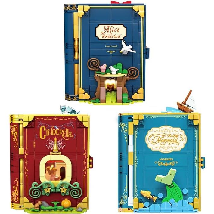 Libro de Cuentos de Hadas Lreyrous con Bloques 13x10 cm