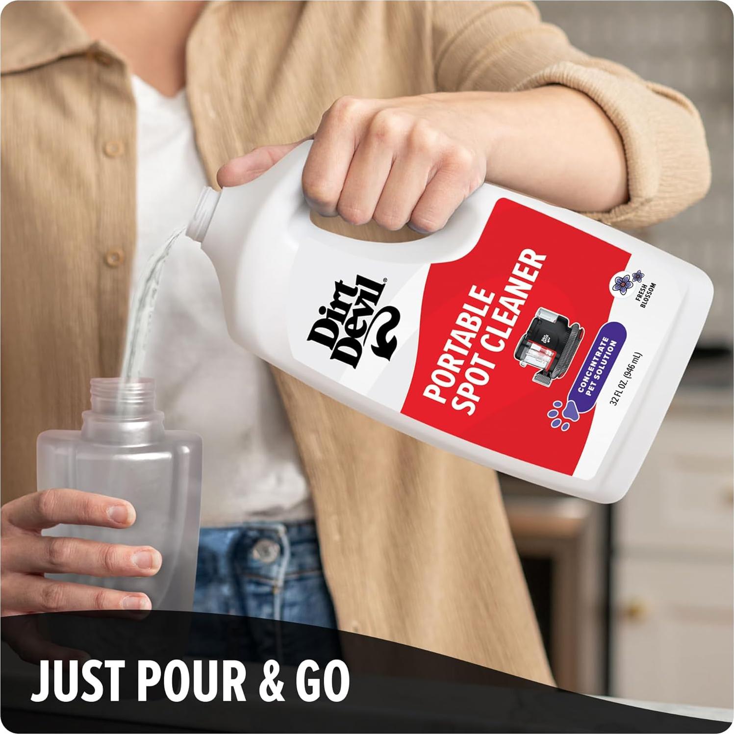 Limpiador Portátil para Mascotas Dirt Devil 0.95 L Aroma Flor Fresca