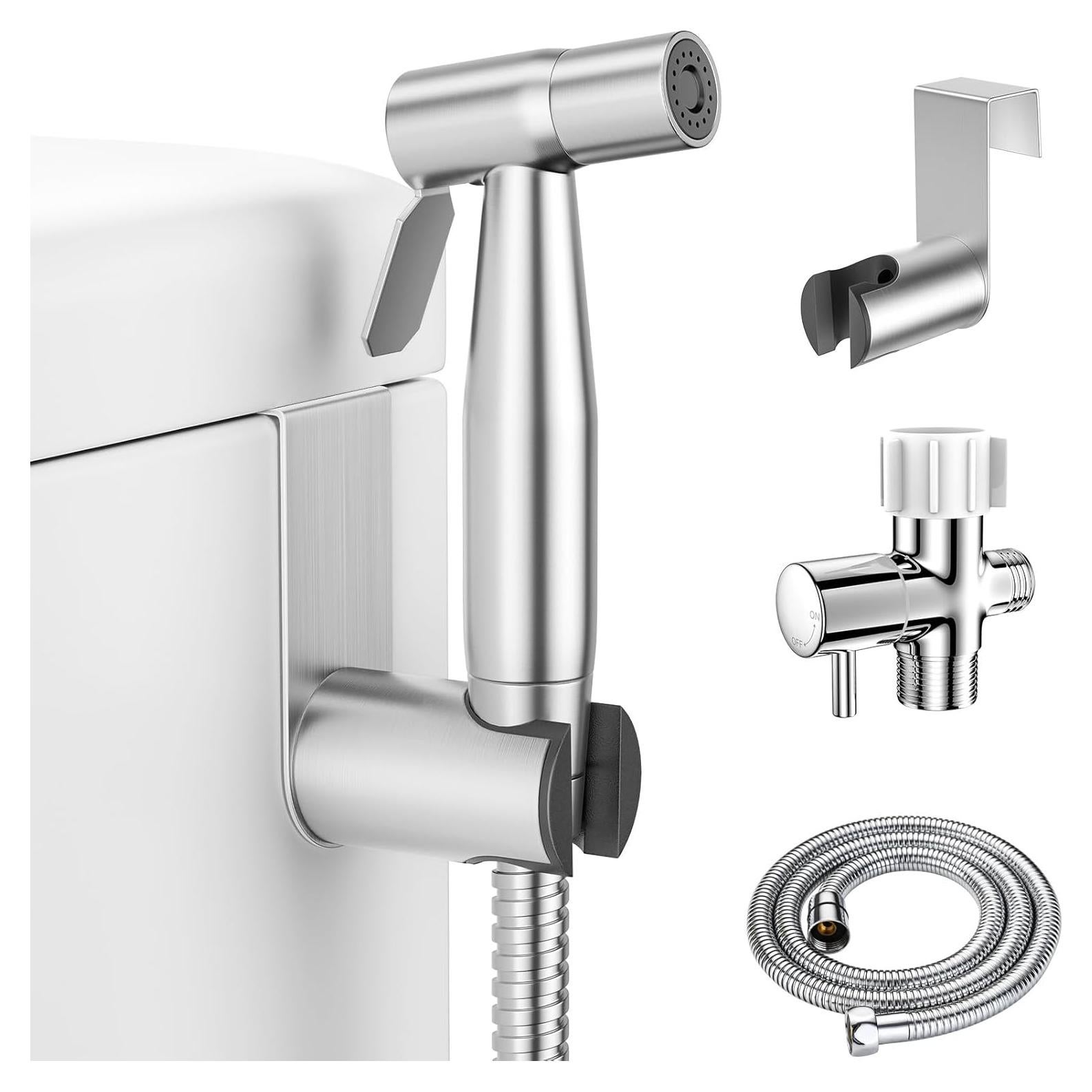 Rociador de Bidet Manual LUFEIDRA Acero Inoxidable 119 cm