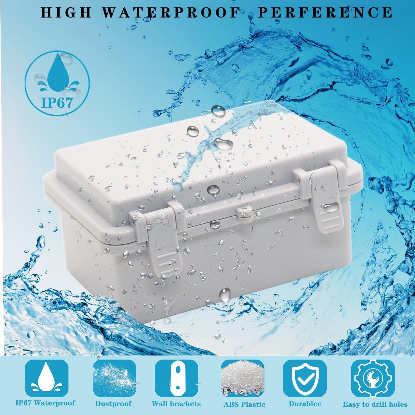 Caja Eléctrica Impermeable YETLEBOX IP67 15x10x7cm Gris