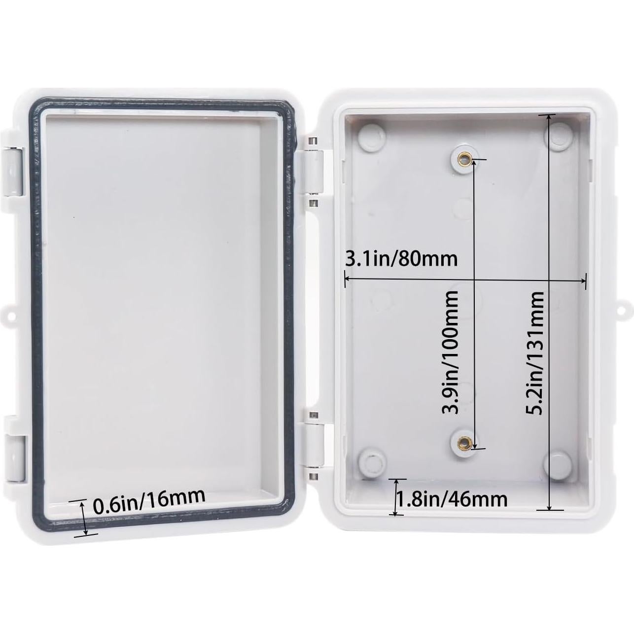 Caja Eléctrica Impermeable YETLEBOX IP67 15x10x7cm Gris