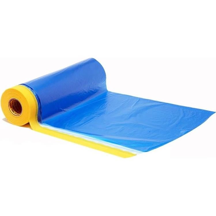 Cinta de Enmascarar 3M - Película Plástica 19.81m - Sin Residuo