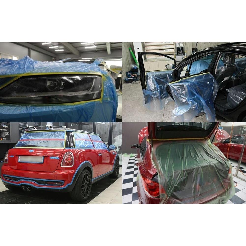 Cinta de Enmascarar 3M - Película Plástica 19.81m - Sin Residuo