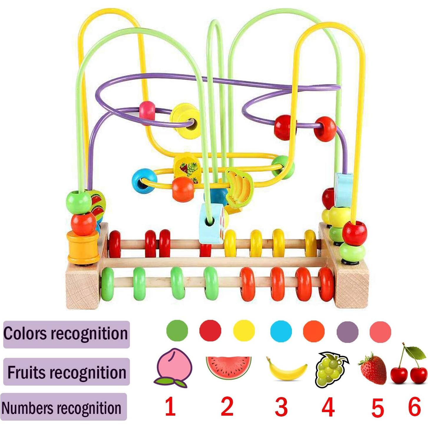 Laberinto de Perlas Wondertoys para Niños 21.78x13.89cm