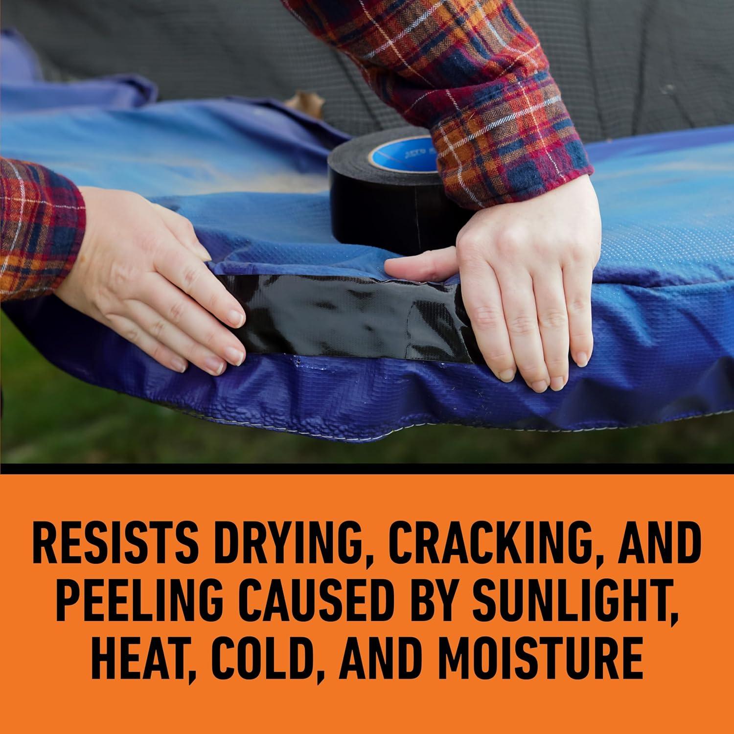 Cinta de Ducto Gorilla Todo Clima Negra 48 mm x 22.86 m