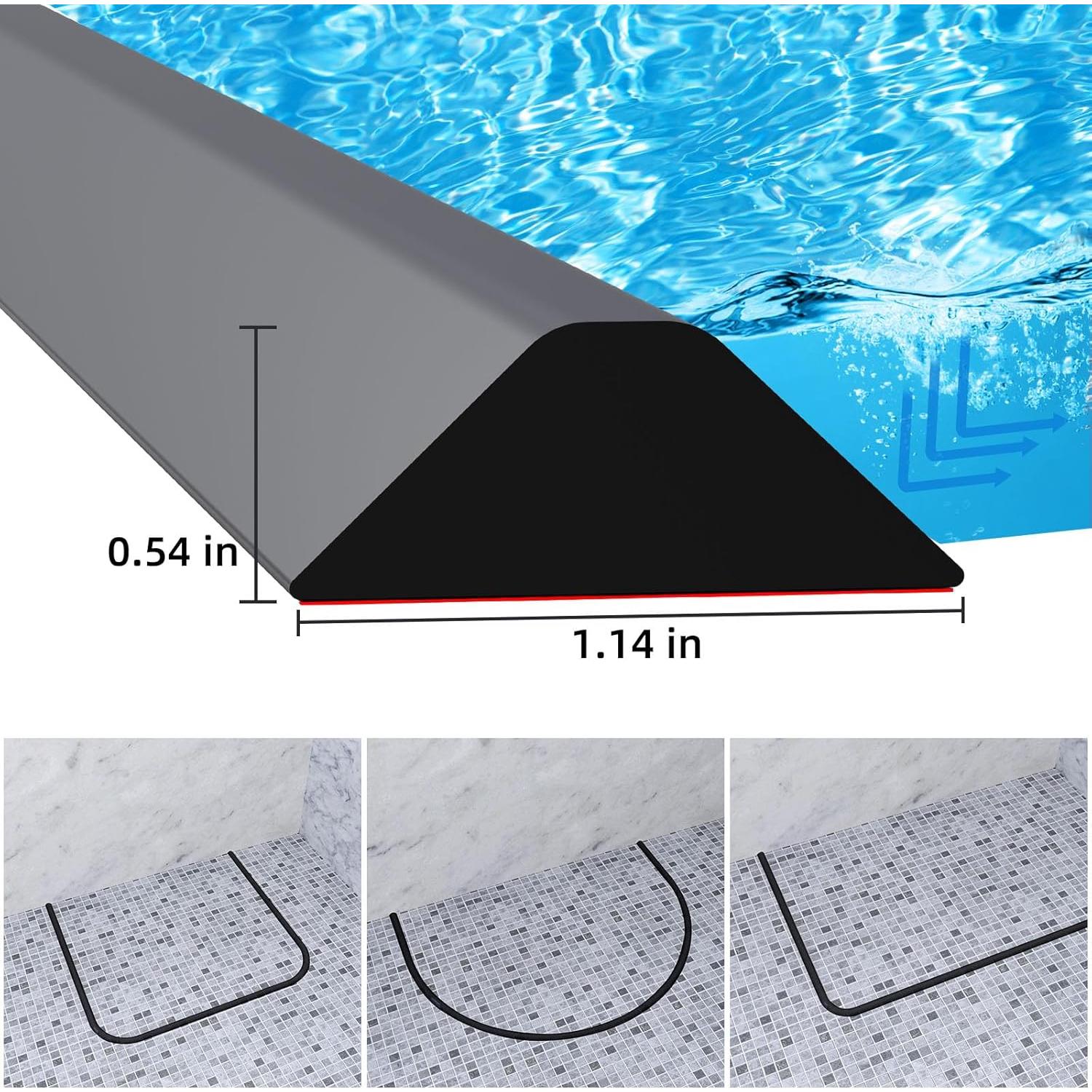 Dique de Ducha Colapsable Duzzy 99 cm - Barrera de Agua