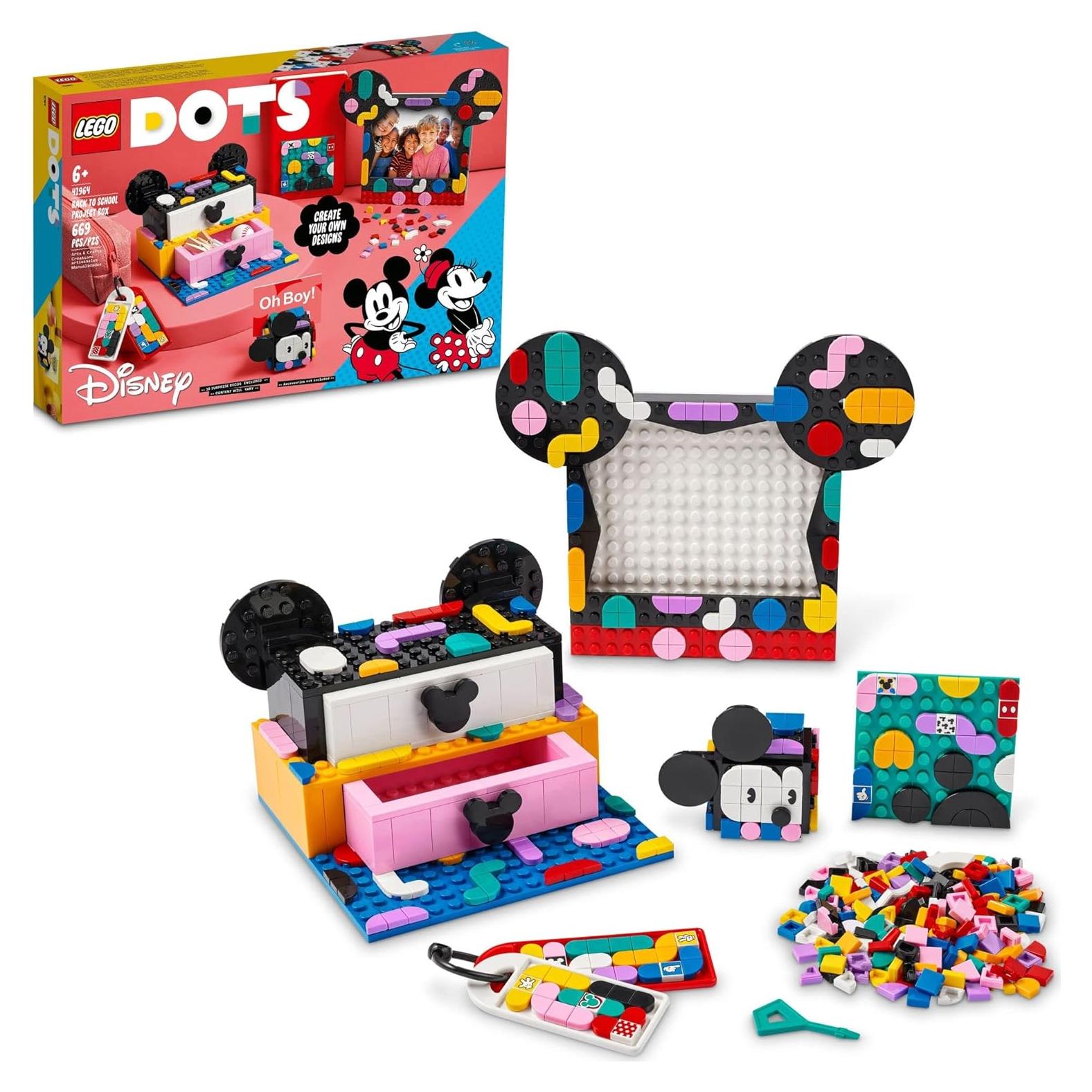 LEGO DOTS Disney Mickey y Minnie 6en1 Manualidades