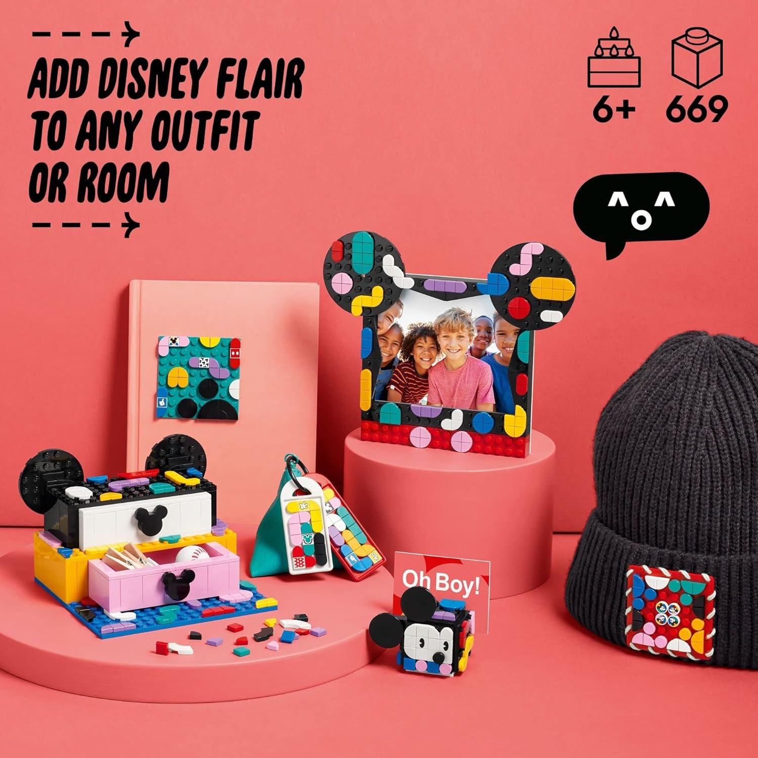 LEGO DOTS Disney Mickey y Minnie 6en1 Manualidades
