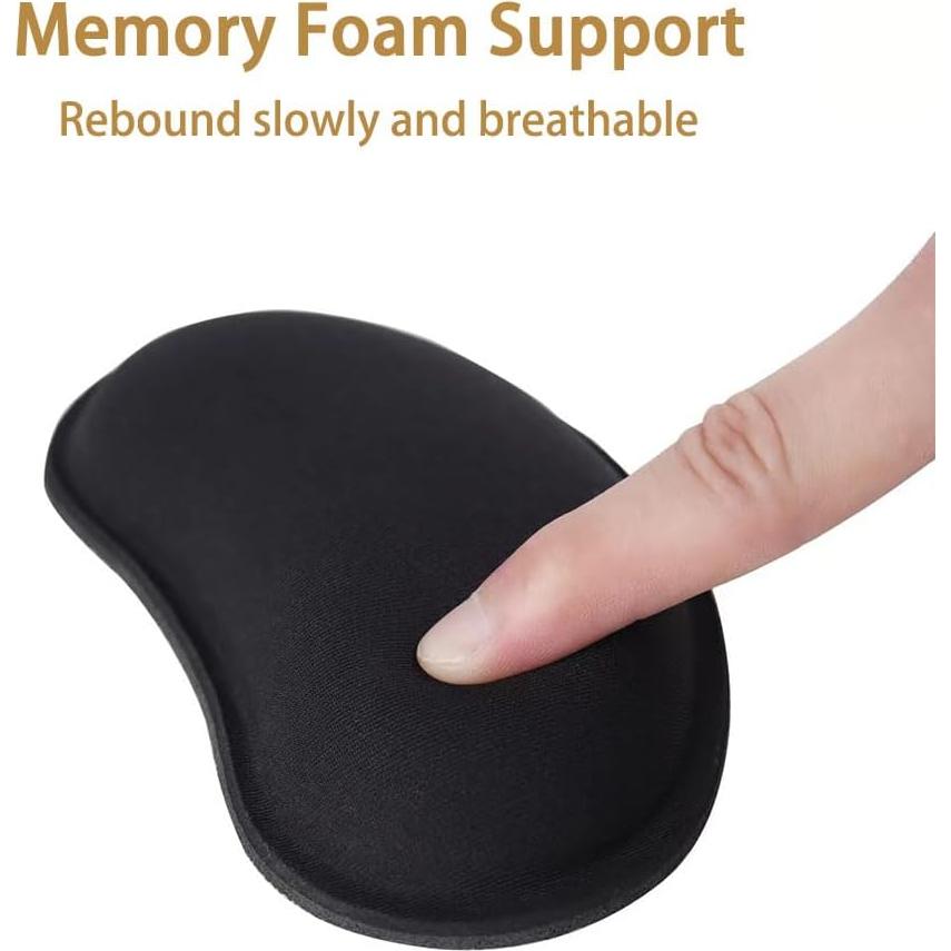 Reposamuñecas ergonómico MXCOIRTP, 2PCS, espuma viscoelástica