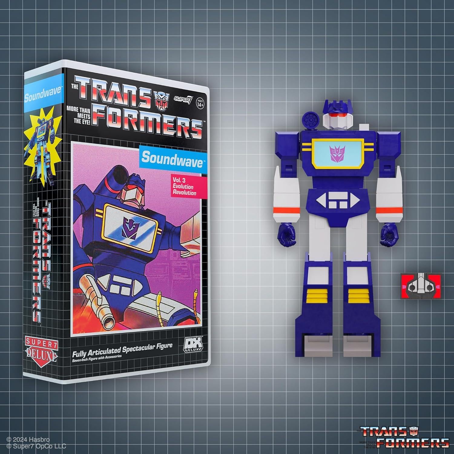 Figura de Acción Super7 Transformers Soundwave 17.78 cm