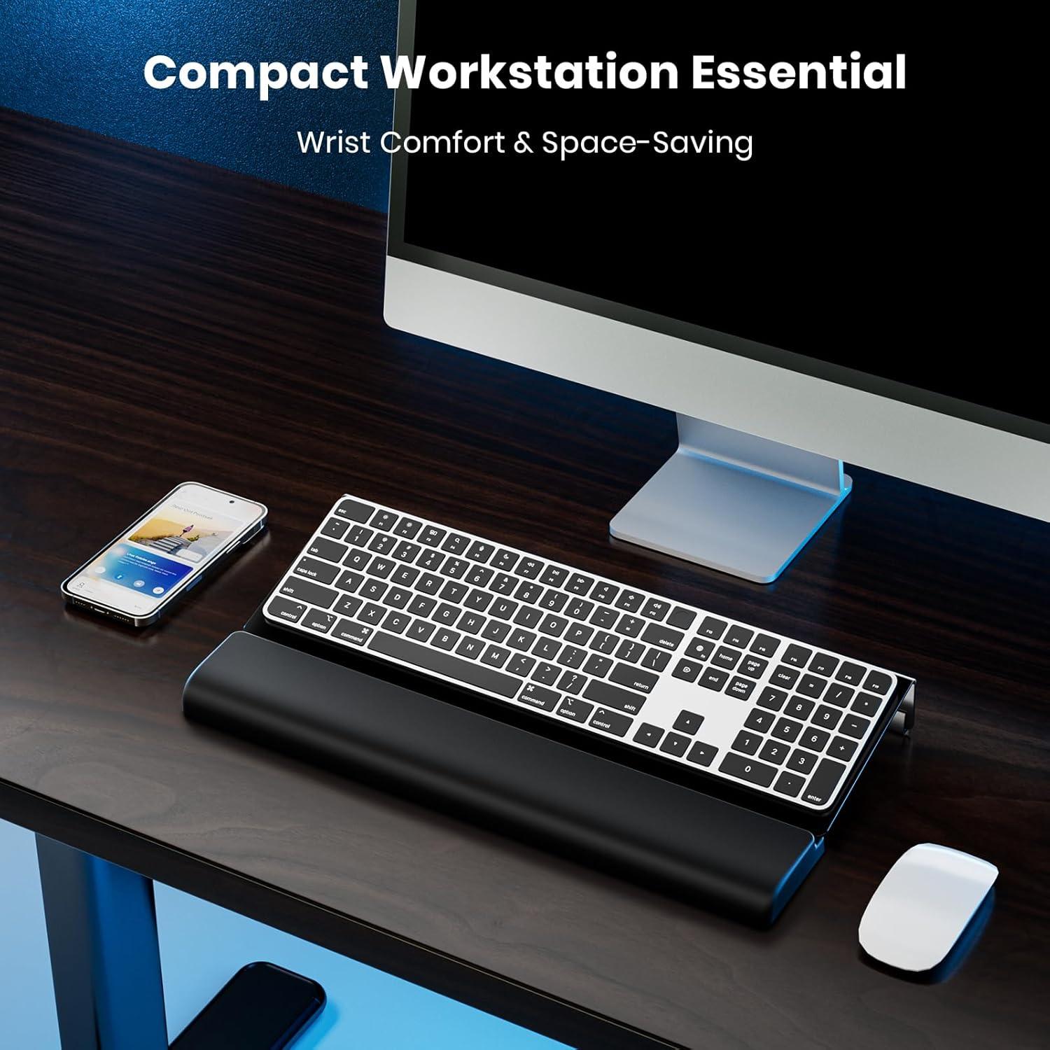 Soporte de Teclado Ergonómico Yikola con Reposamuñecas de Silicona