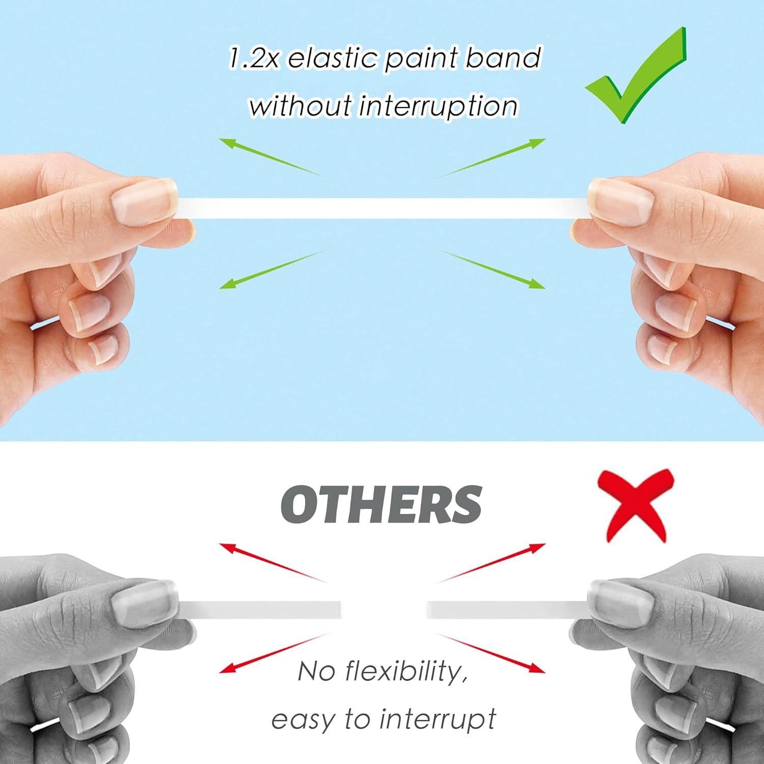 Cinta Correctora Retráctil BITOSEE 4 Piezas Blanca