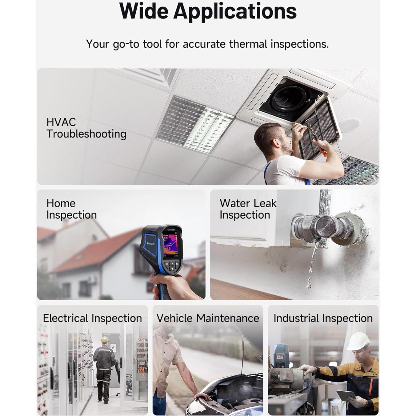 Cámara Térmica Portátil TOPDON TC004 Mini - Resolución 240x240