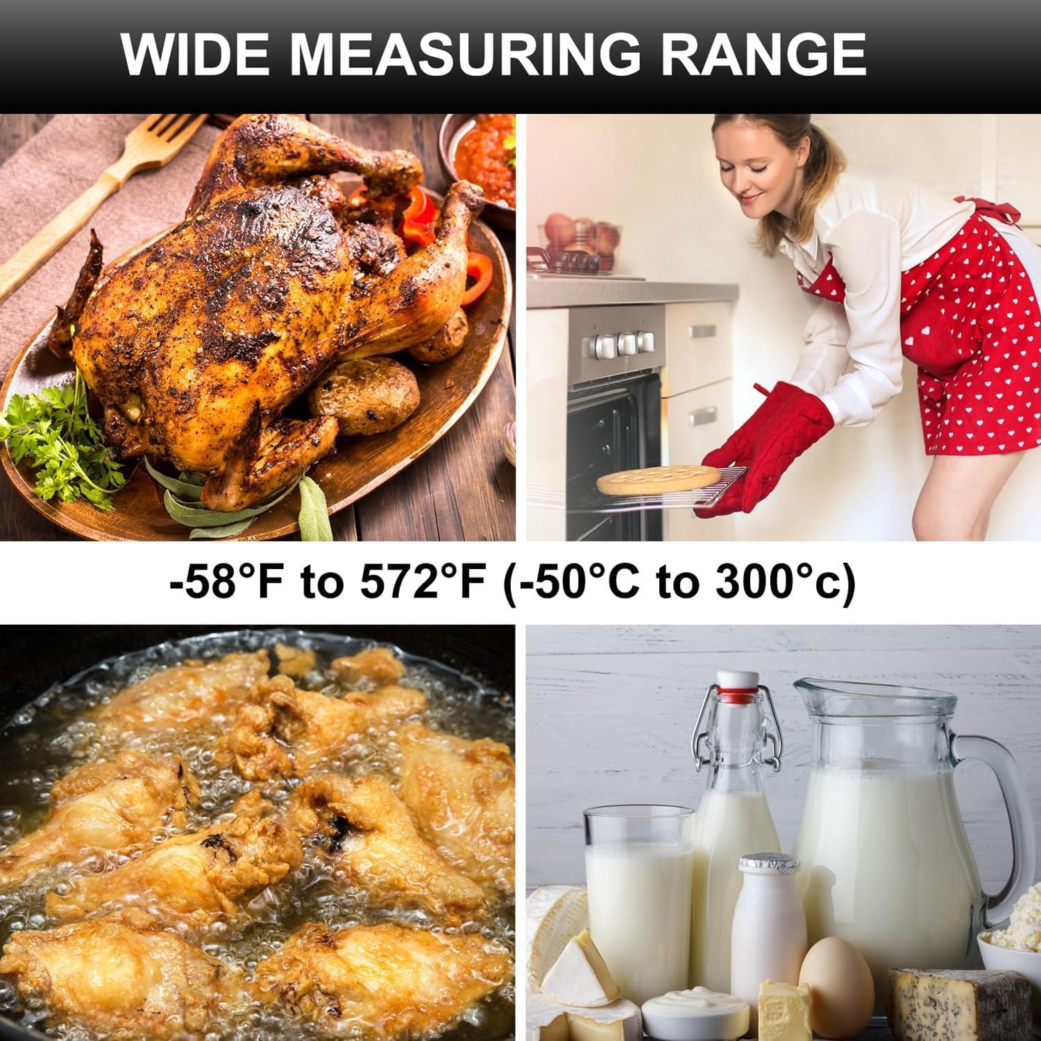 Termómetro Digital de Carne BRAPILOT a Prueba de Agua 300°C