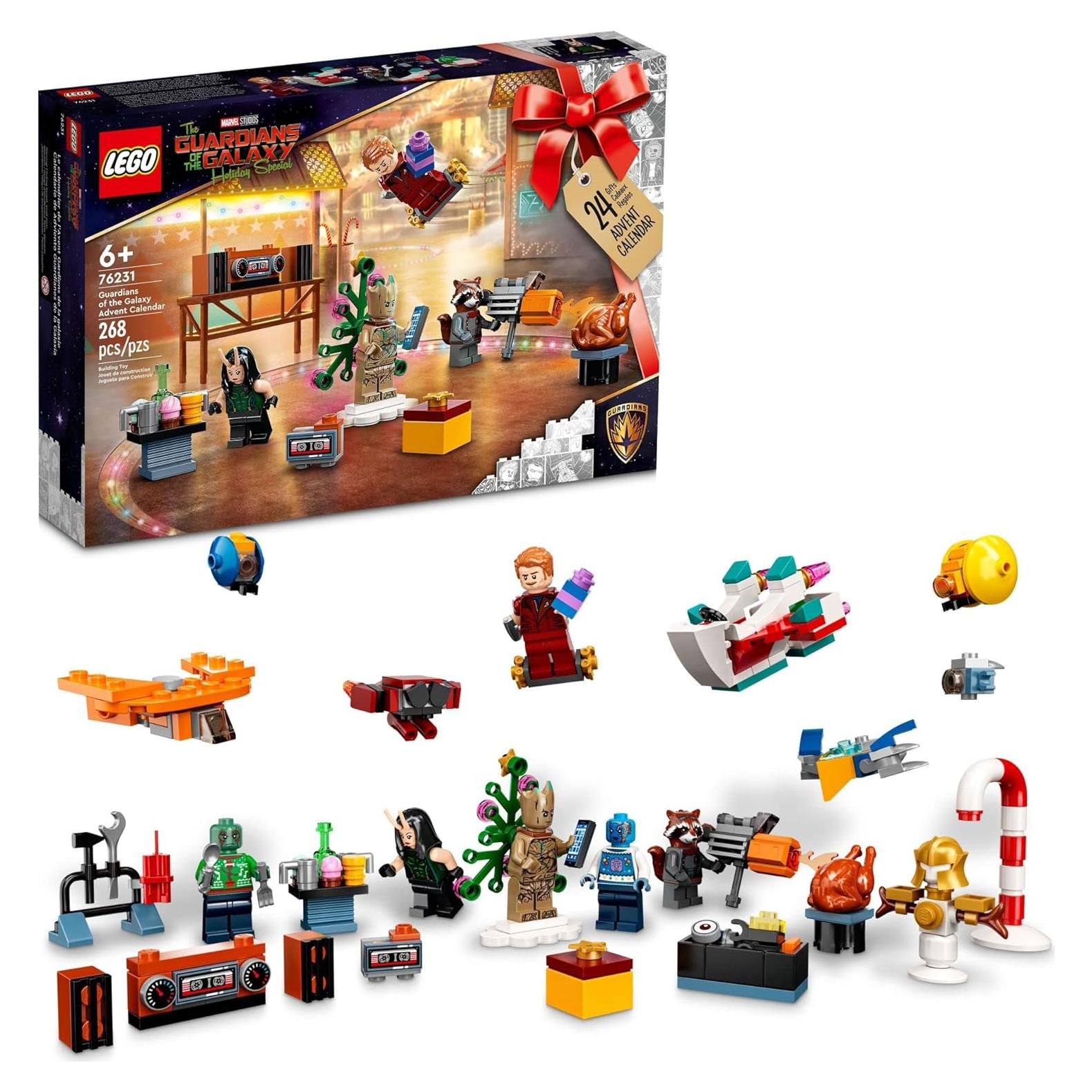 Calendario de Adviento LEGO Marvel Guardianes 2022 268 Piezas