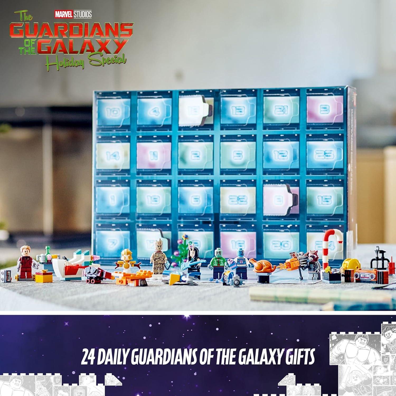 Calendario de Adviento LEGO Marvel Guardianes 2022 268 Piezas