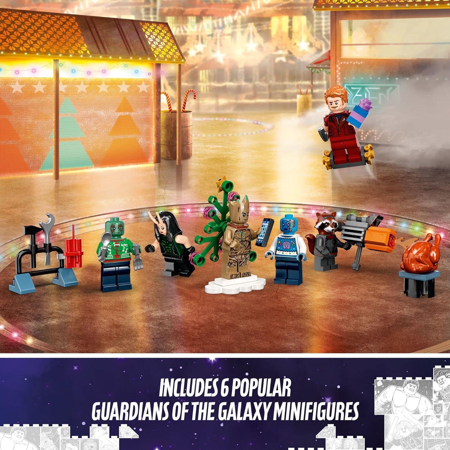 Calendario de Adviento LEGO Marvel Guardianes 2022 268 Piezas