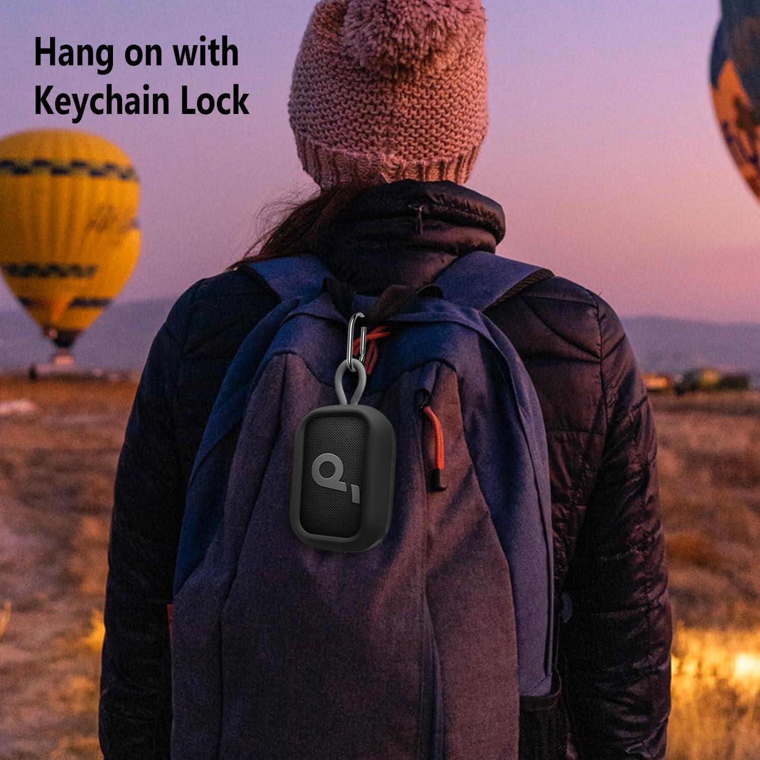 Funda de Silicona Geiomoo para Altavoz Anker Select 4 Go - Negro