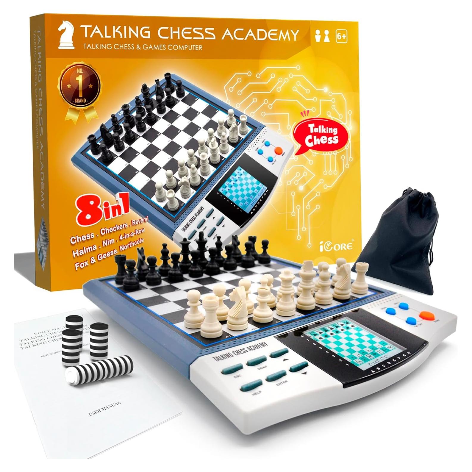 Juego de Ajedrez Electrónico iCore - Tablero con 30 Niveles