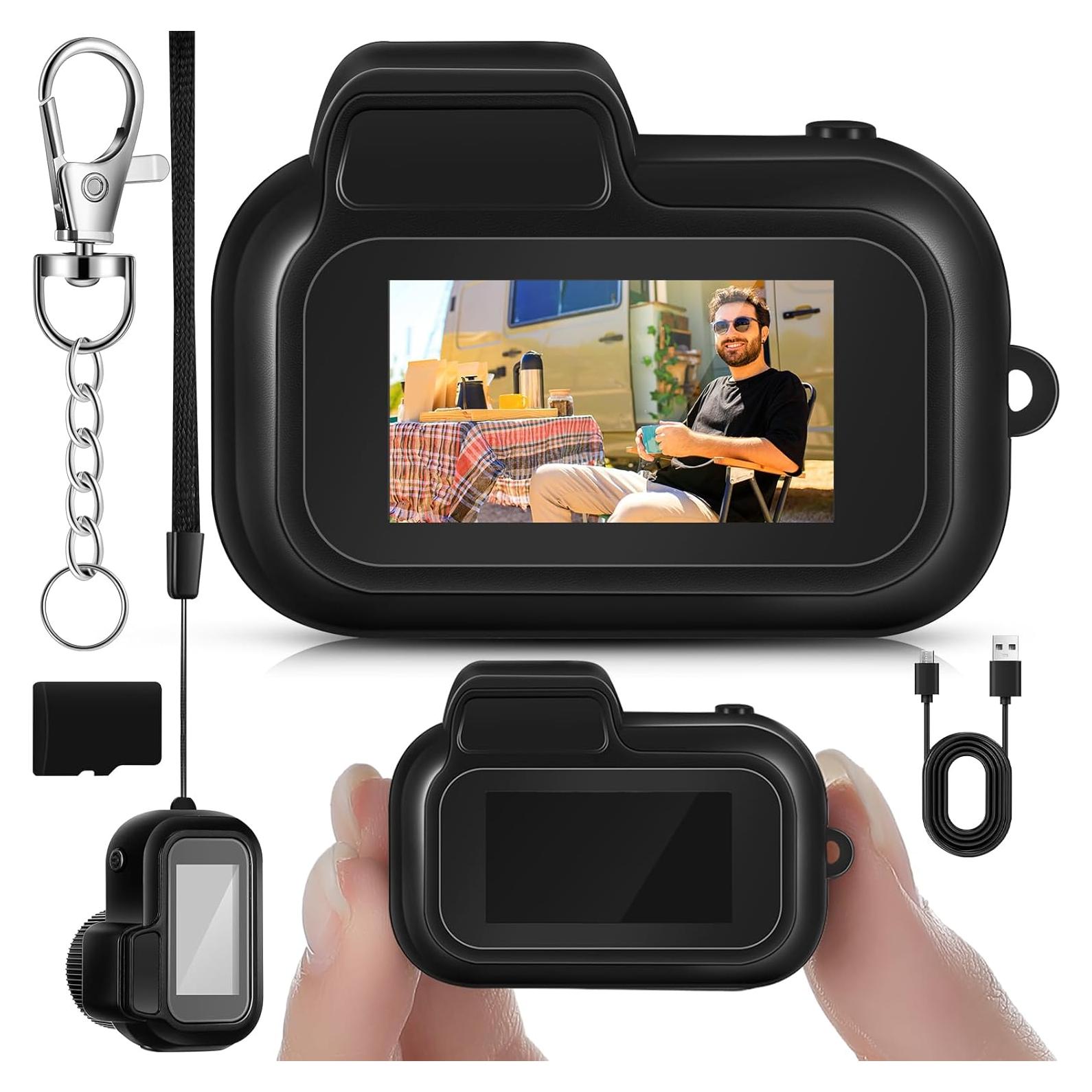 Cámara Mini de Llavero Relaxweex 1080p Portátil 64GB