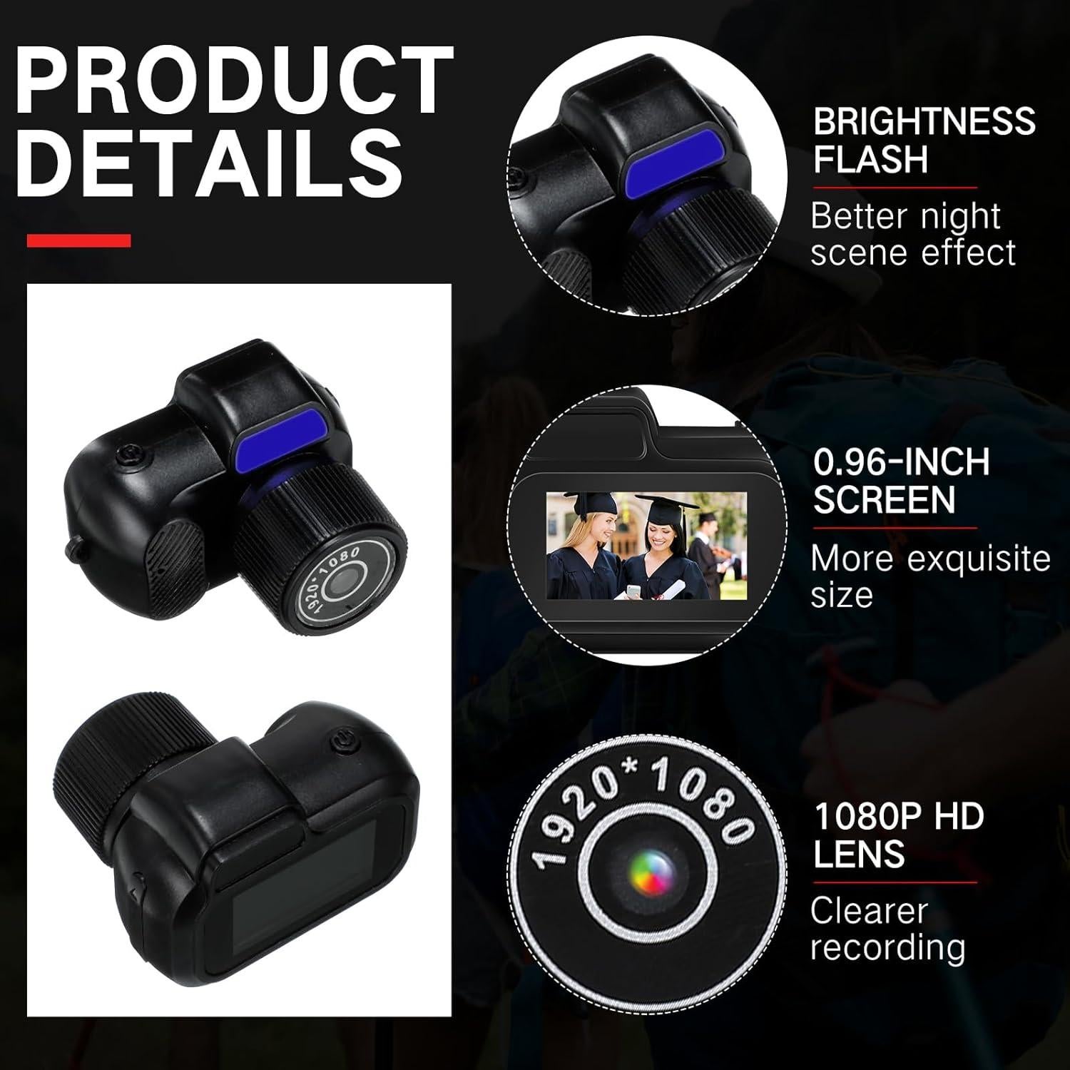 Cámara Mini de Llavero Relaxweex 1080p Portátil 64GB