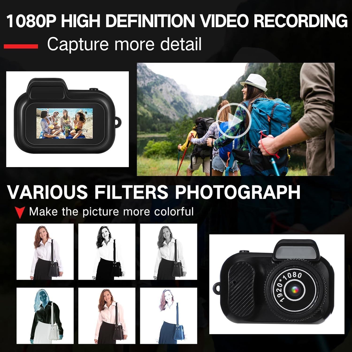 Cámara Mini de Llavero Relaxweex 1080p Portátil 128GB