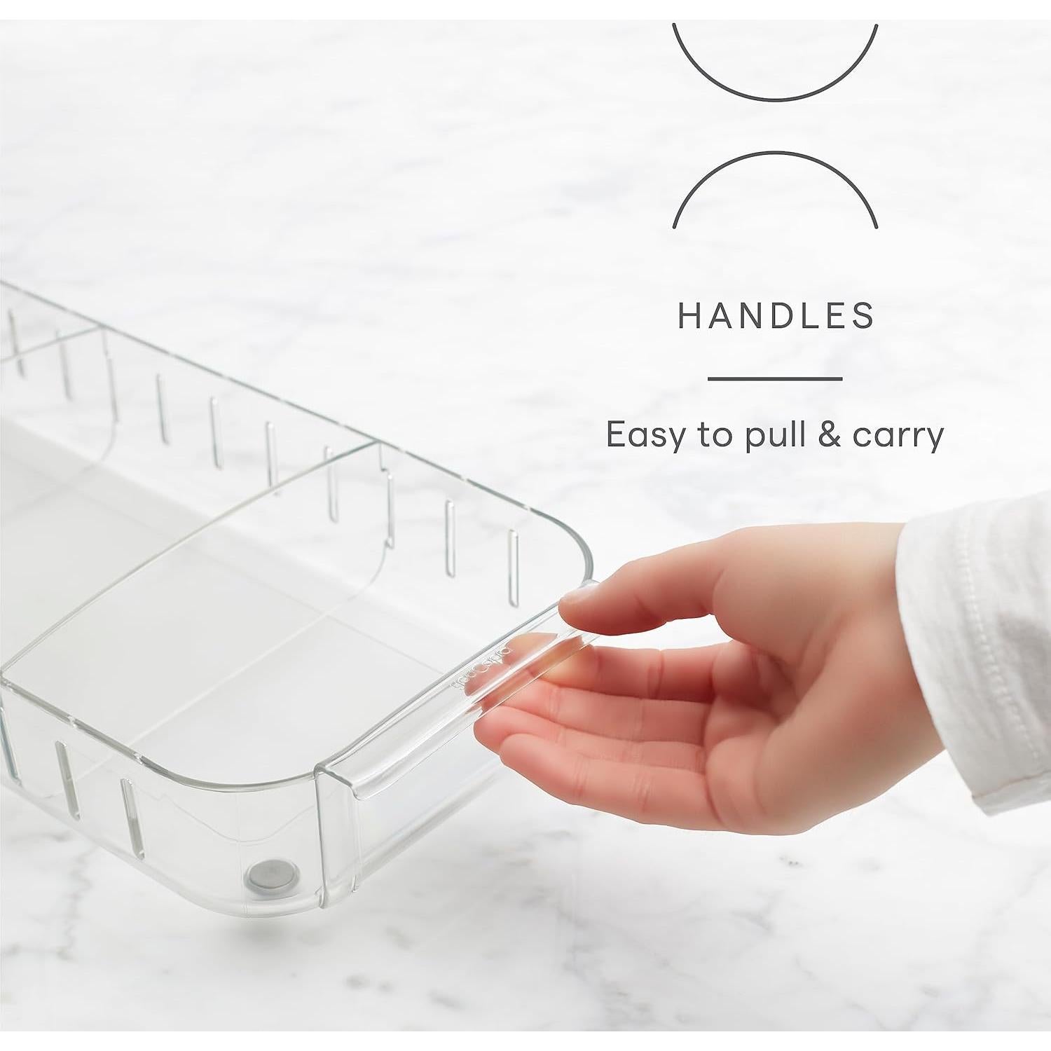 Caddy para Refrigerador YouCopia 15.24 cm Transparente