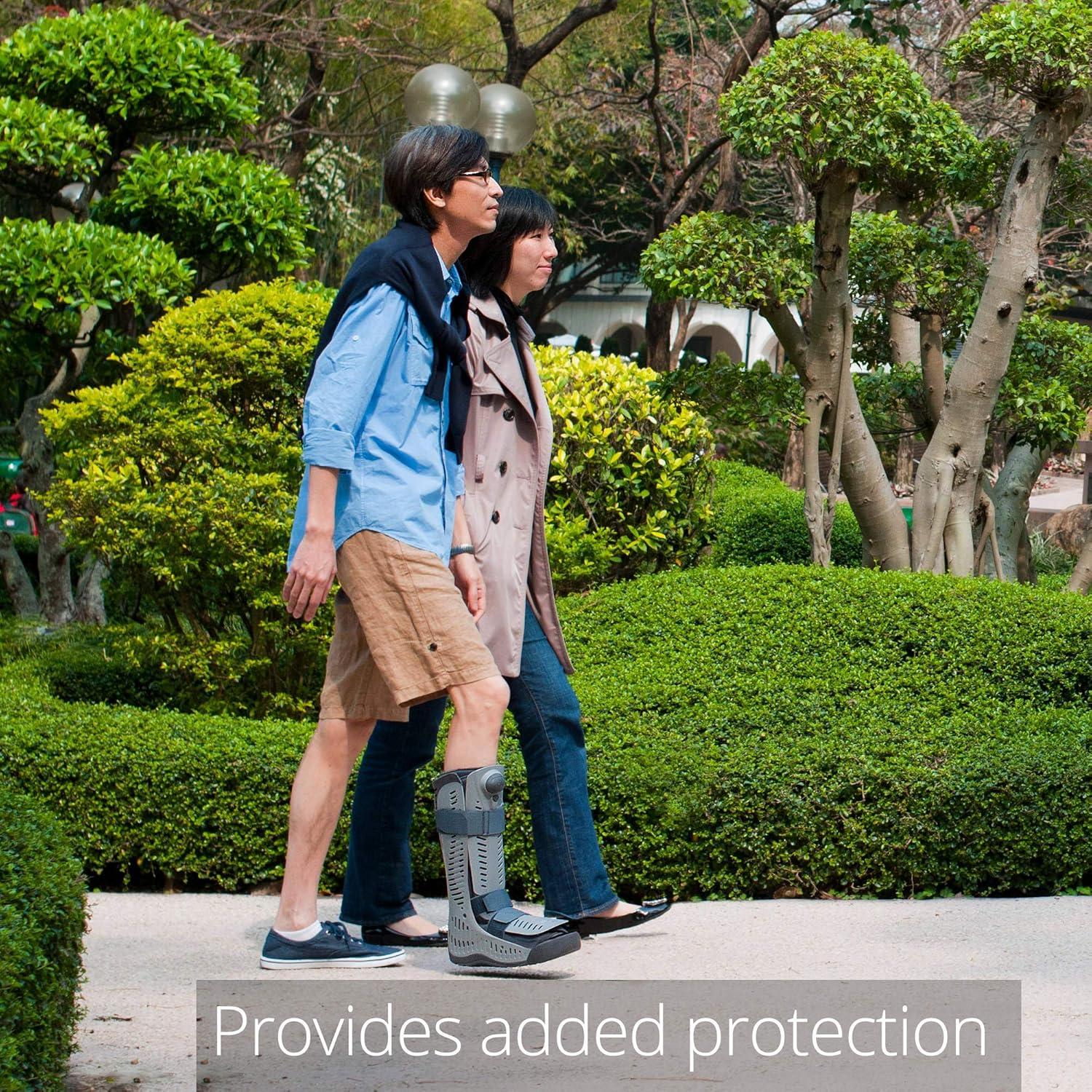 Bota Ortopédica Ossur Rebound Air Walker Alta S con Bomba de Aire