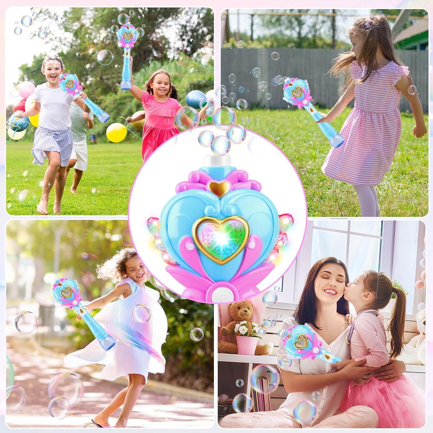 Varita de Burbuja Princesa Beria con Música y Luces - Azul