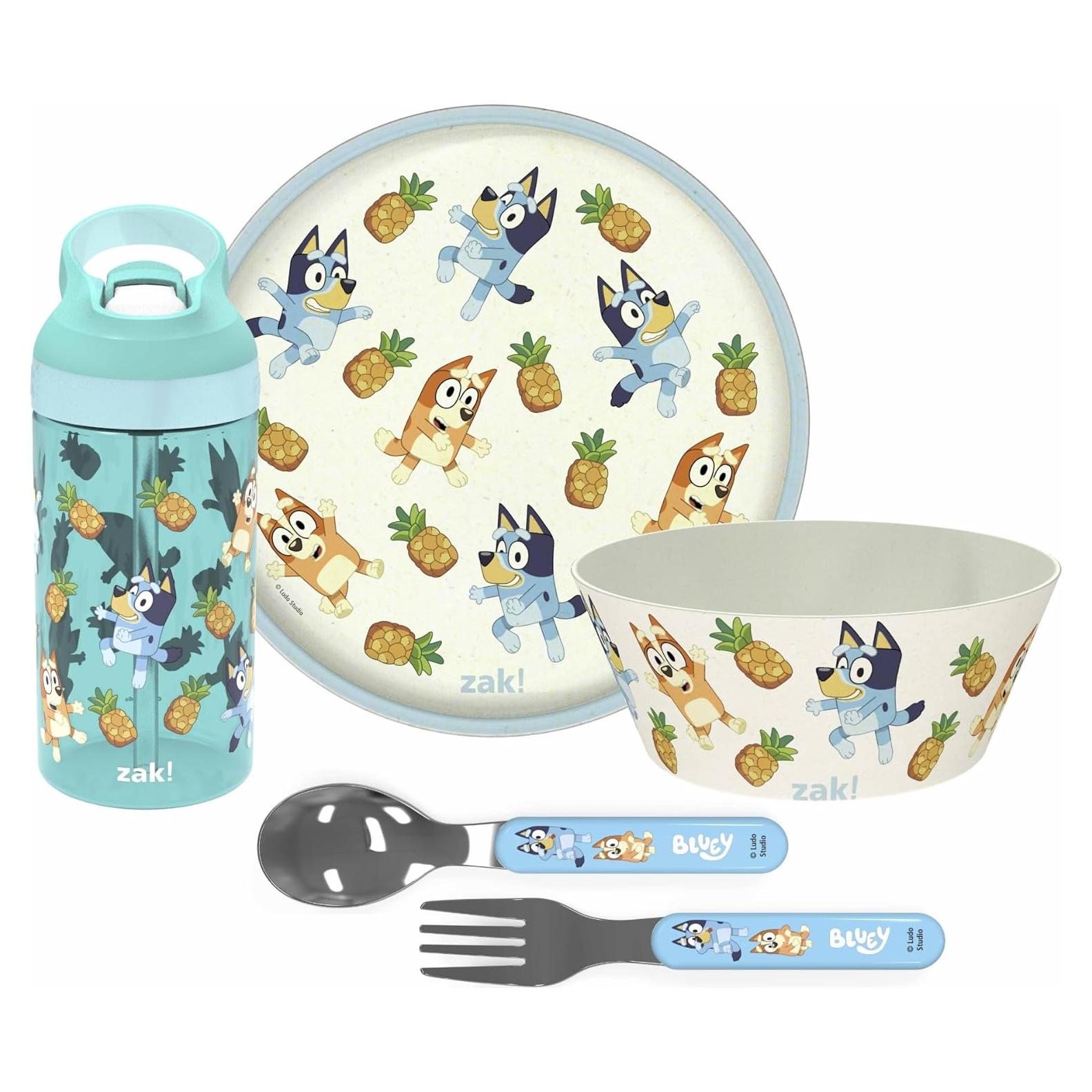 Juego de Vajilla Infantil 5 Piezas Zak Designs Bluey