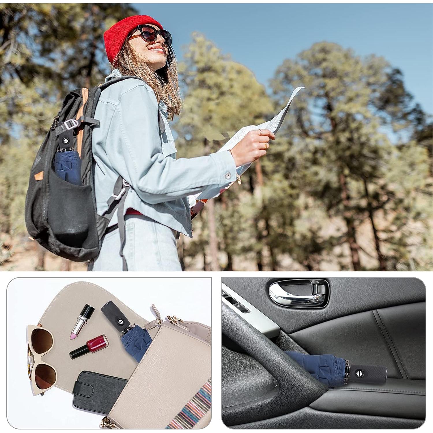 Paraguas ZOMAKE Compacto Automático 32.5cm Ligero Azul Marino