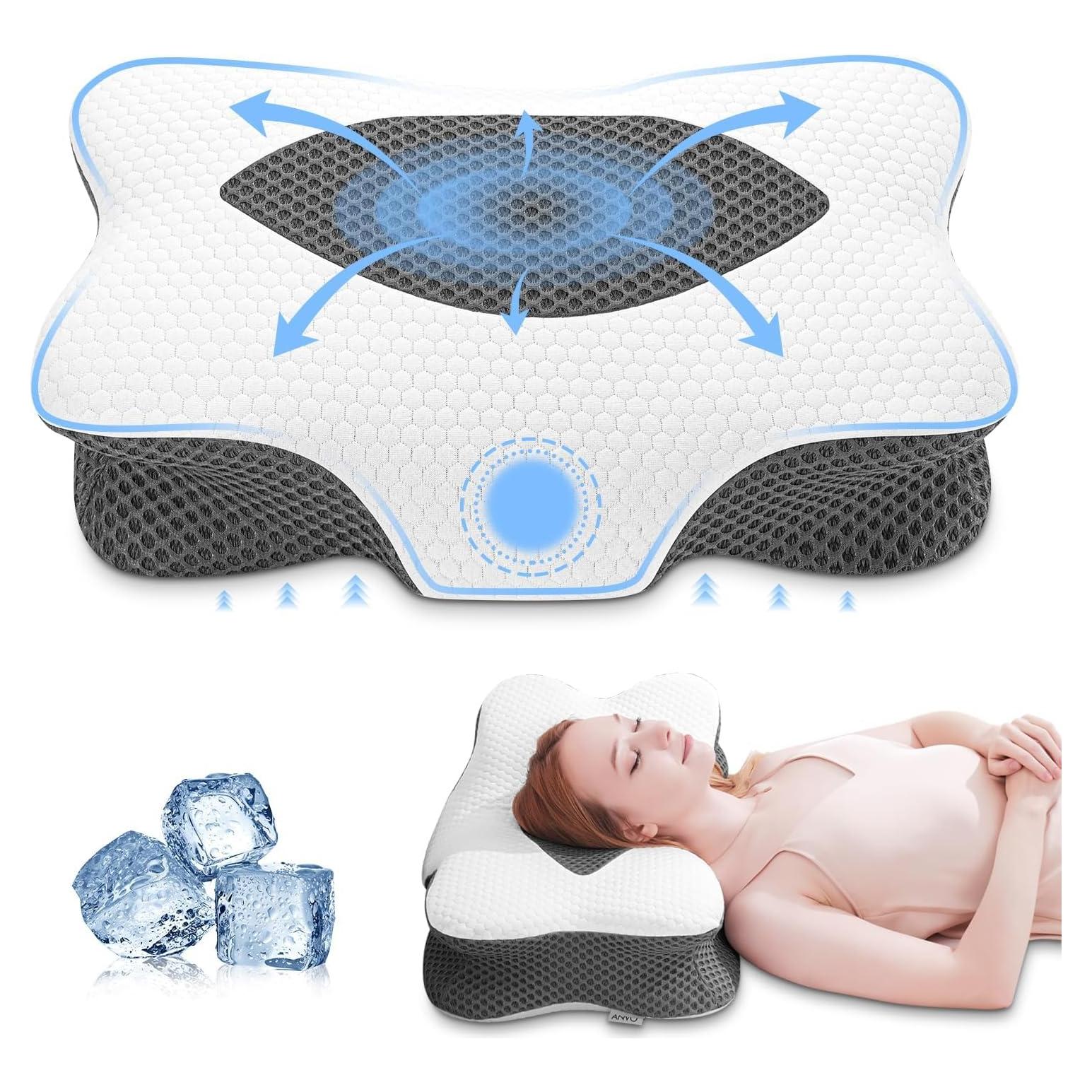 Cojín Cervical Anvo Firme Reina Espuma Viscoelástica 63.8x41.1cm