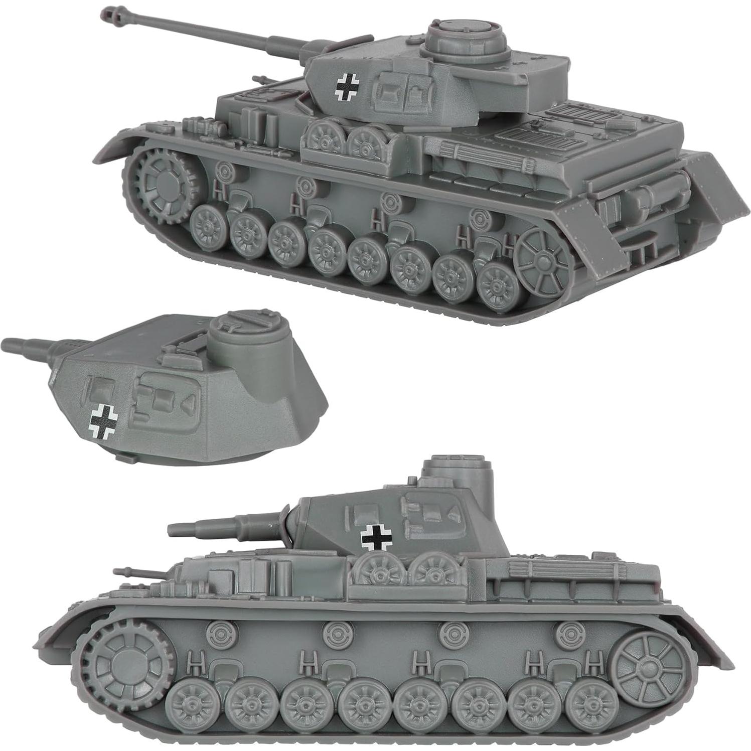 Tanque Panzer IV Alemán WW2 BMC 1:38 Gris Carbón