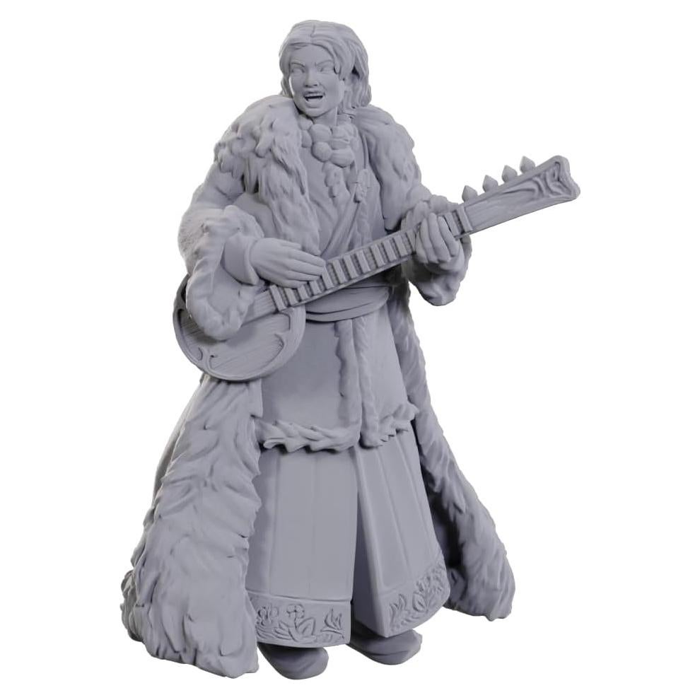 Miniatura D&D WizKids Nolzur Bard Humano Ansalon Sin Pintar