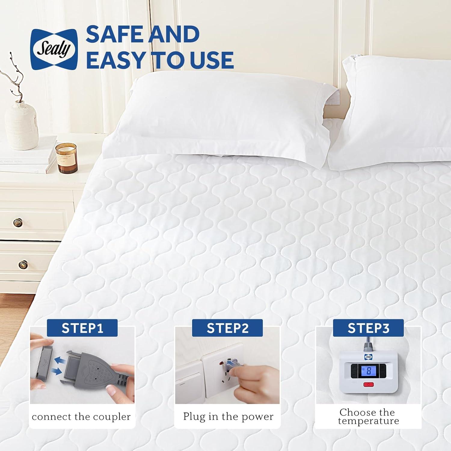 Almohadilla Térmica Sealy Individual 10 Niveles Calor 190x99cm