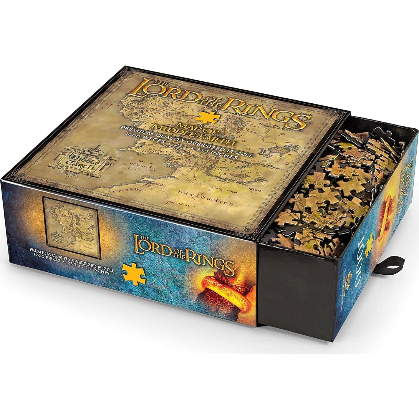 Rompecabezas El Noble Colección Mapa Tierra Media 1000 Piezas