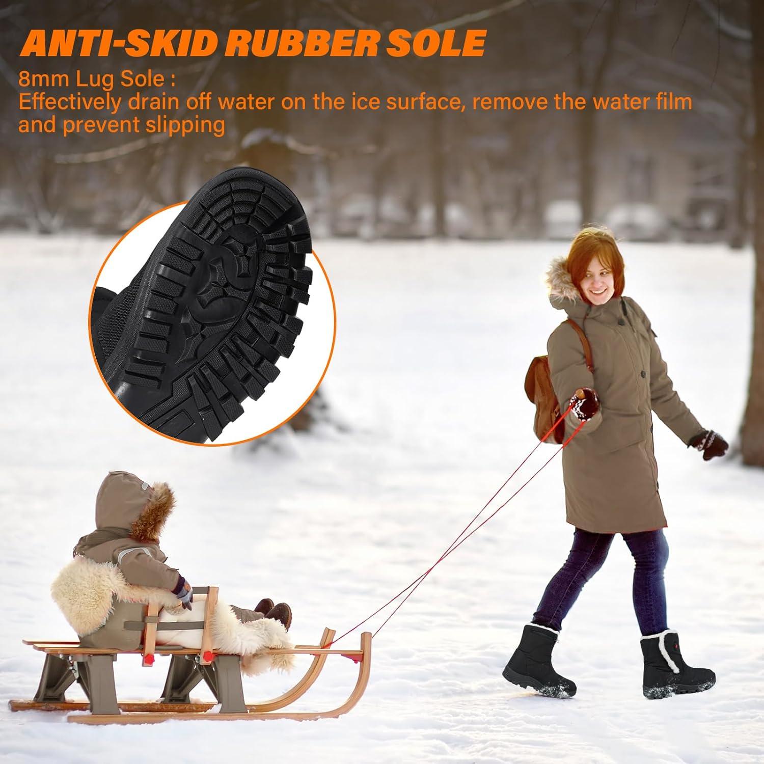 Botas Calentadas Dr.Warm para Mujeres, Piel Sintética, 7.4V