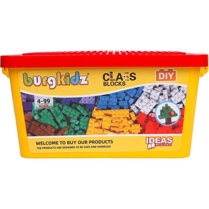 Ladrillos de Construcción Burgkidz 568 Piezas Juguete Educativo