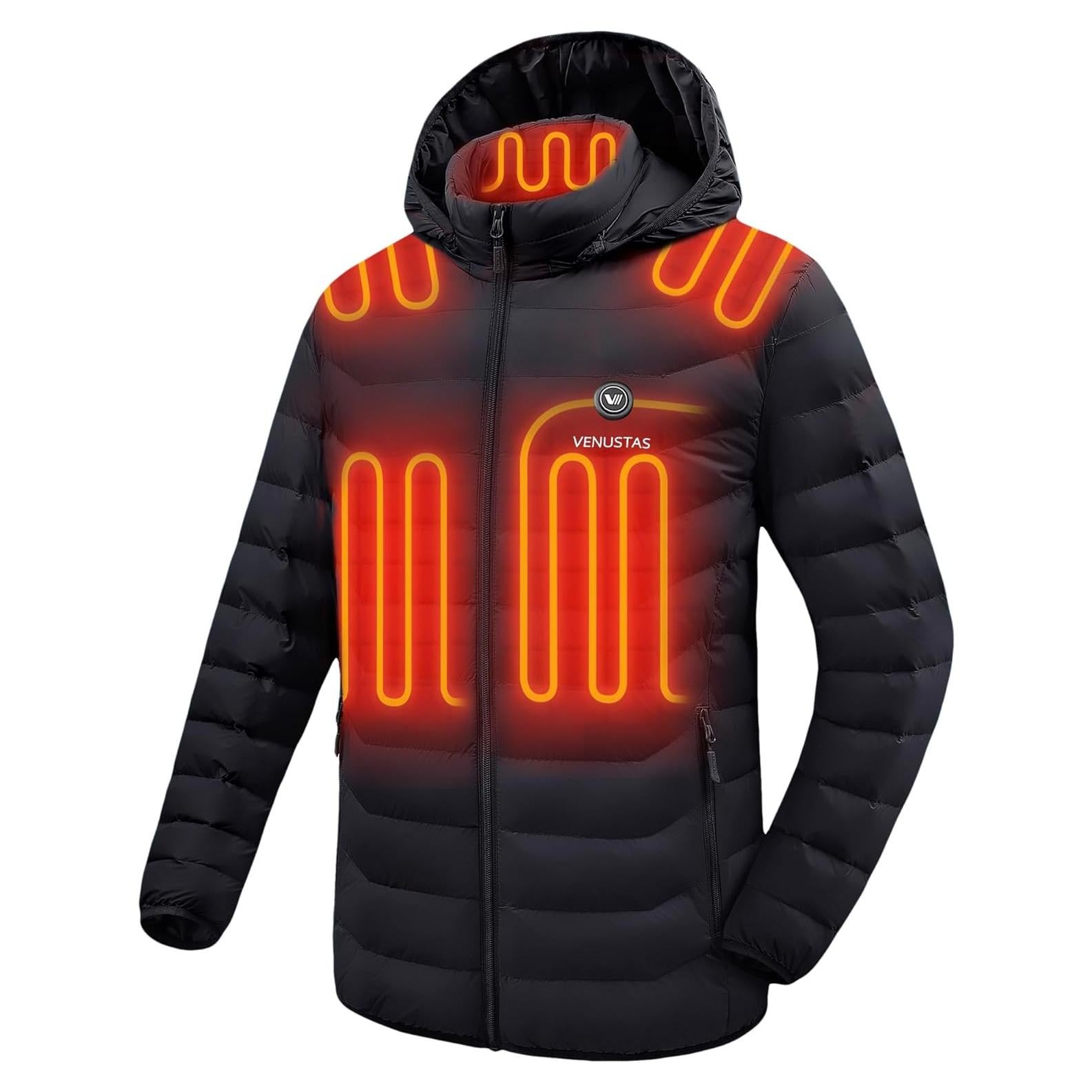 Chaqueta Térmica Unisex Venustas 6000 con Batería y Capucha