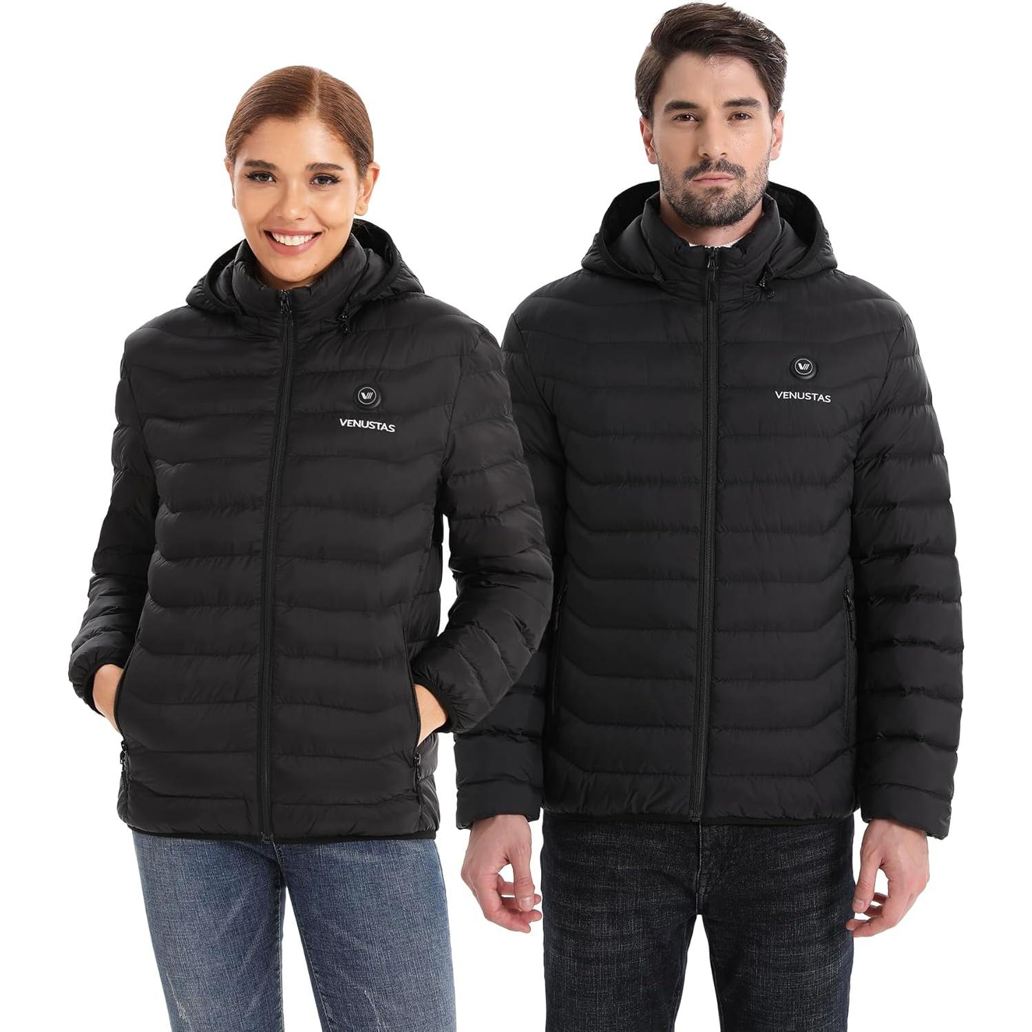 Chaqueta Térmica Unisex Venustas 6000 con Batería y Capucha