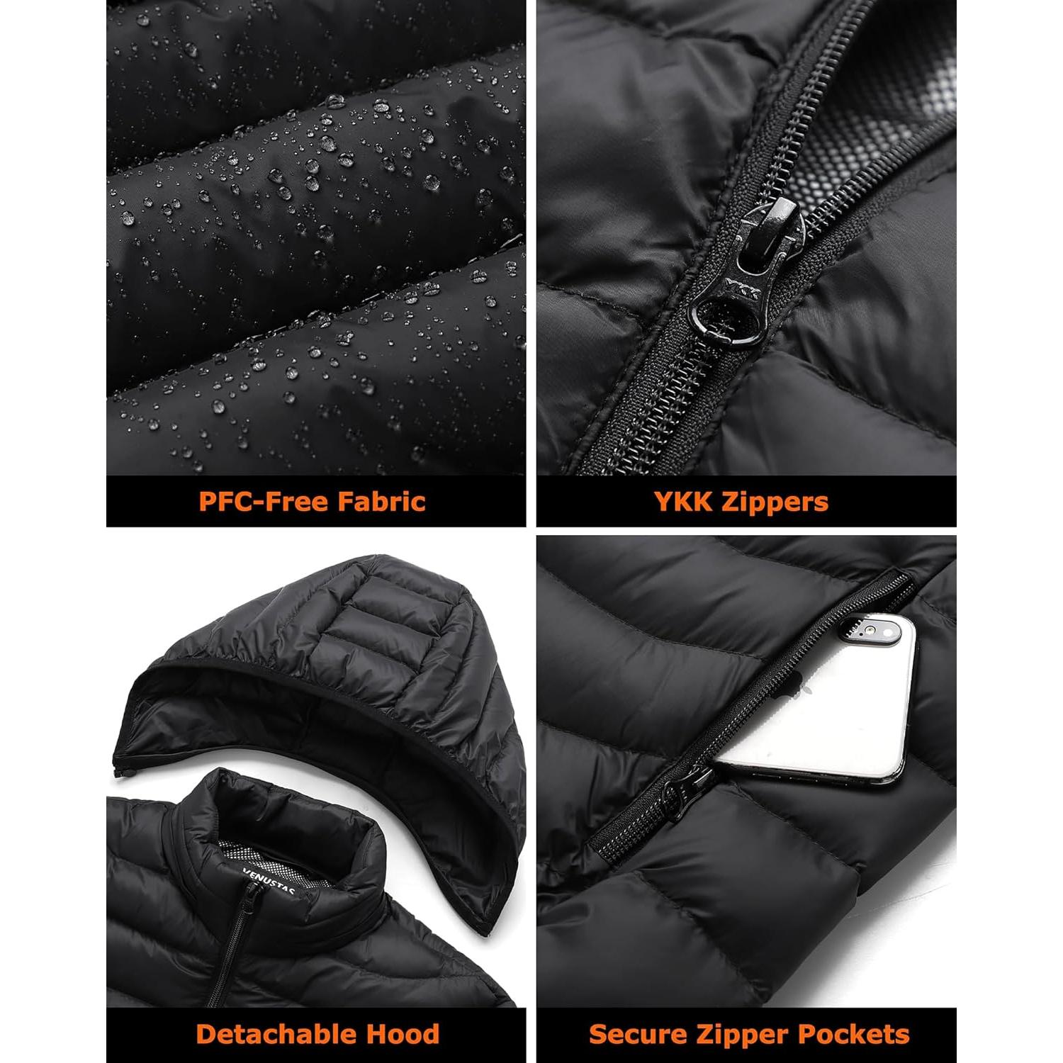 Chaqueta Térmica Unisex Venustas 6000 con Batería y Capucha