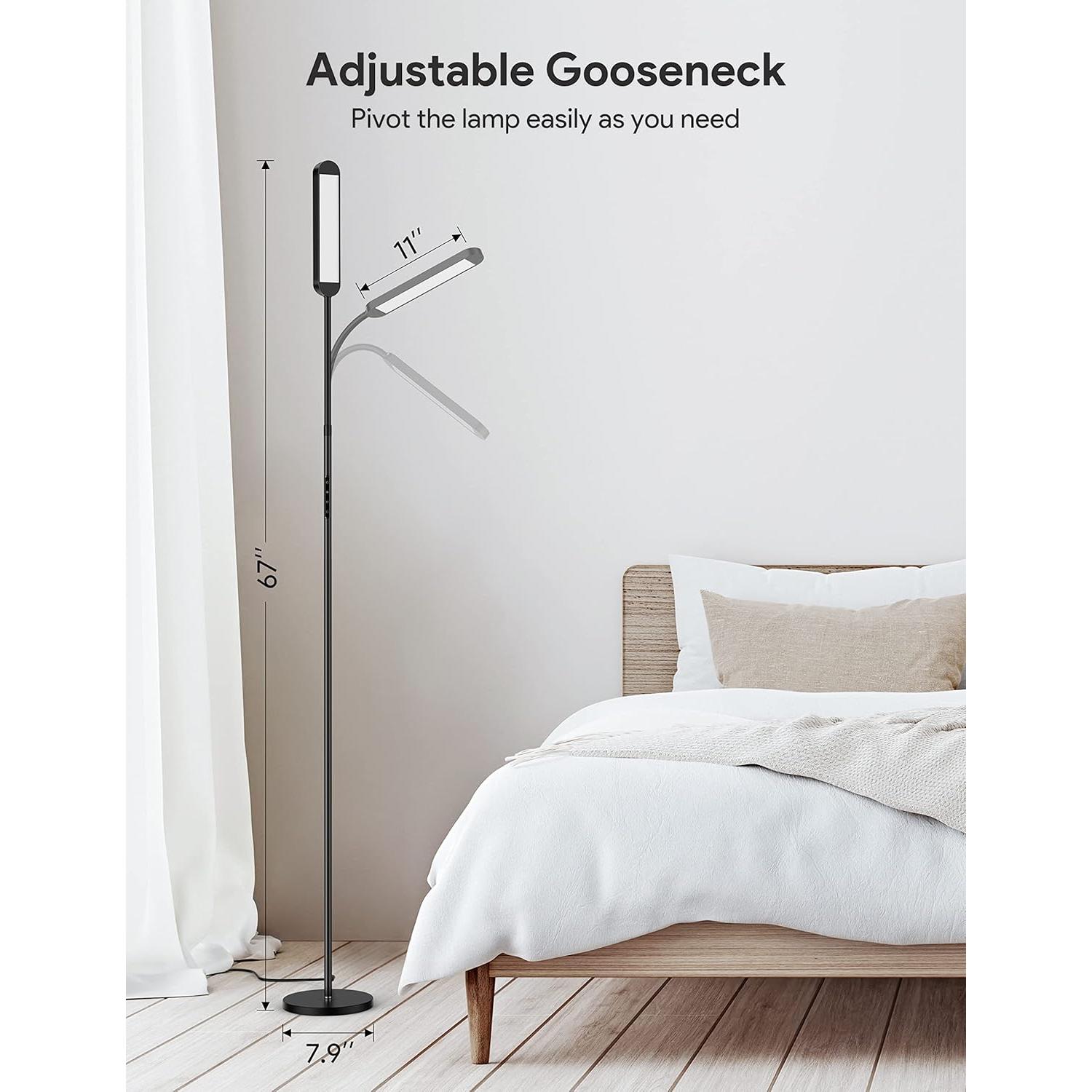 Lámpara de Pie LED MediAcous ME-FL01 5 Colores y Brillo