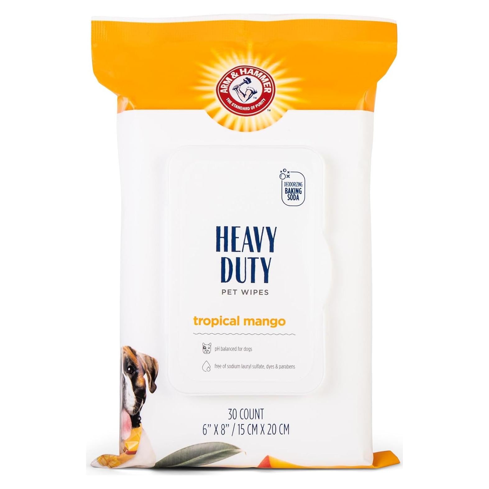 Toallitas de baño Arm & Hammer para mascotas 30 unidades mango
