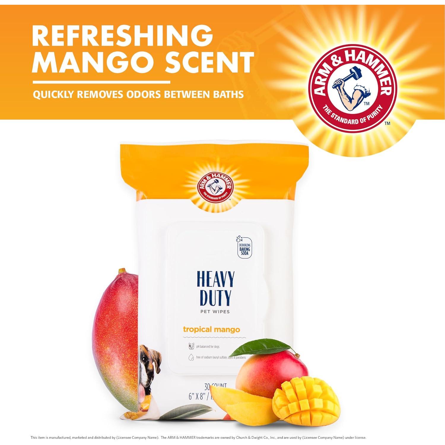 Toallitas de baño Arm & Hammer para mascotas 30 unidades mango
