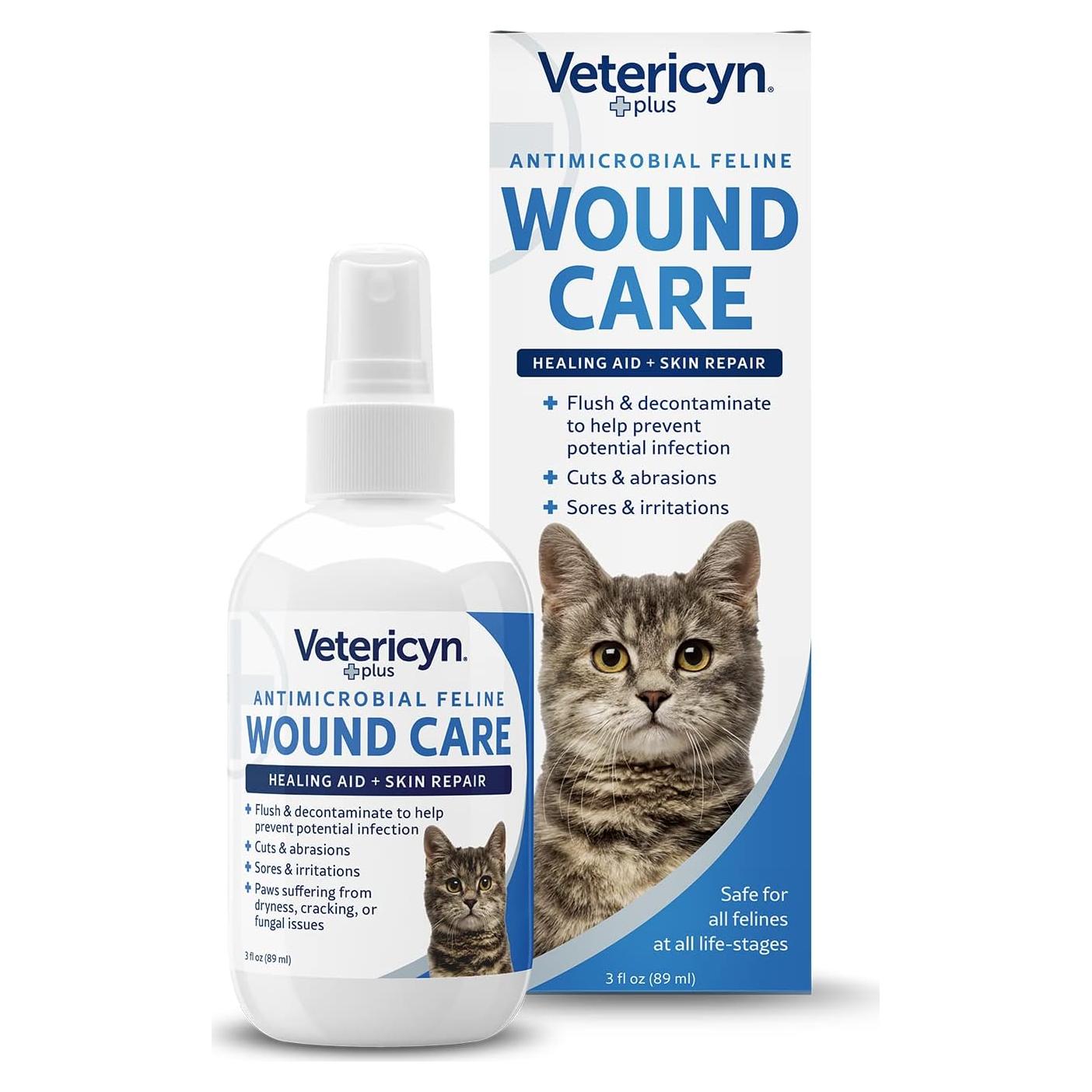 Spray Vetericyn Plus para Cuidado de Heridas de Gato 85 ml