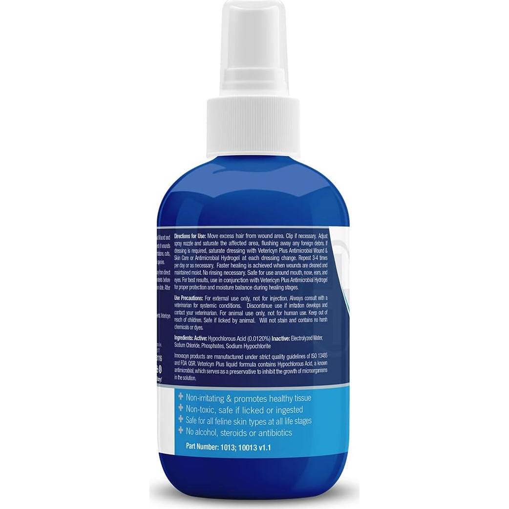 Spray Vetericyn Plus para Cuidado de Heridas de Gato 85 ml