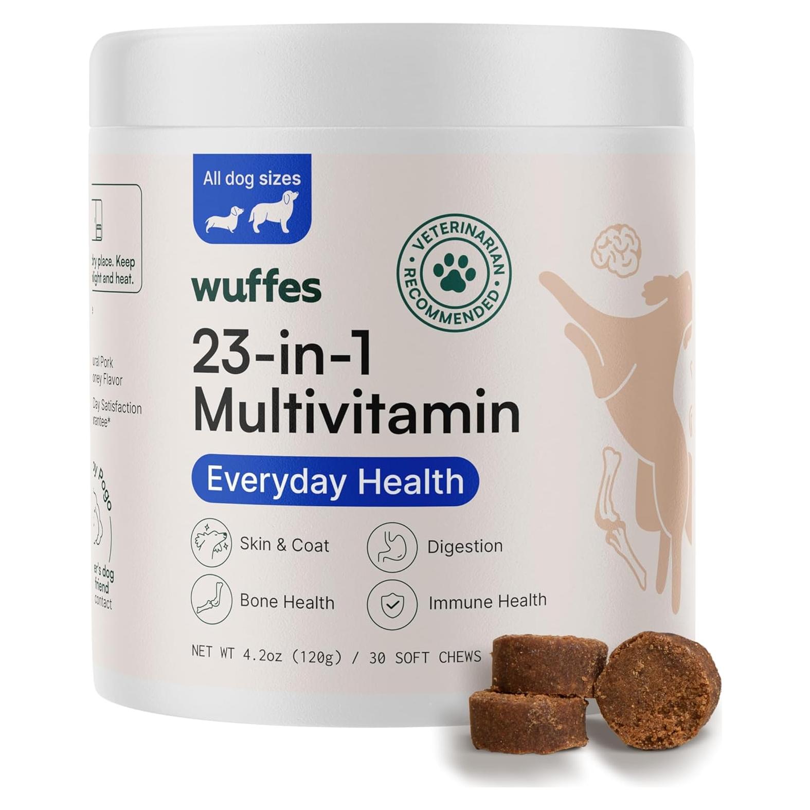 Suplemento Multivitamínico Wuffes 23-en-1 para Perros 30 Masticables