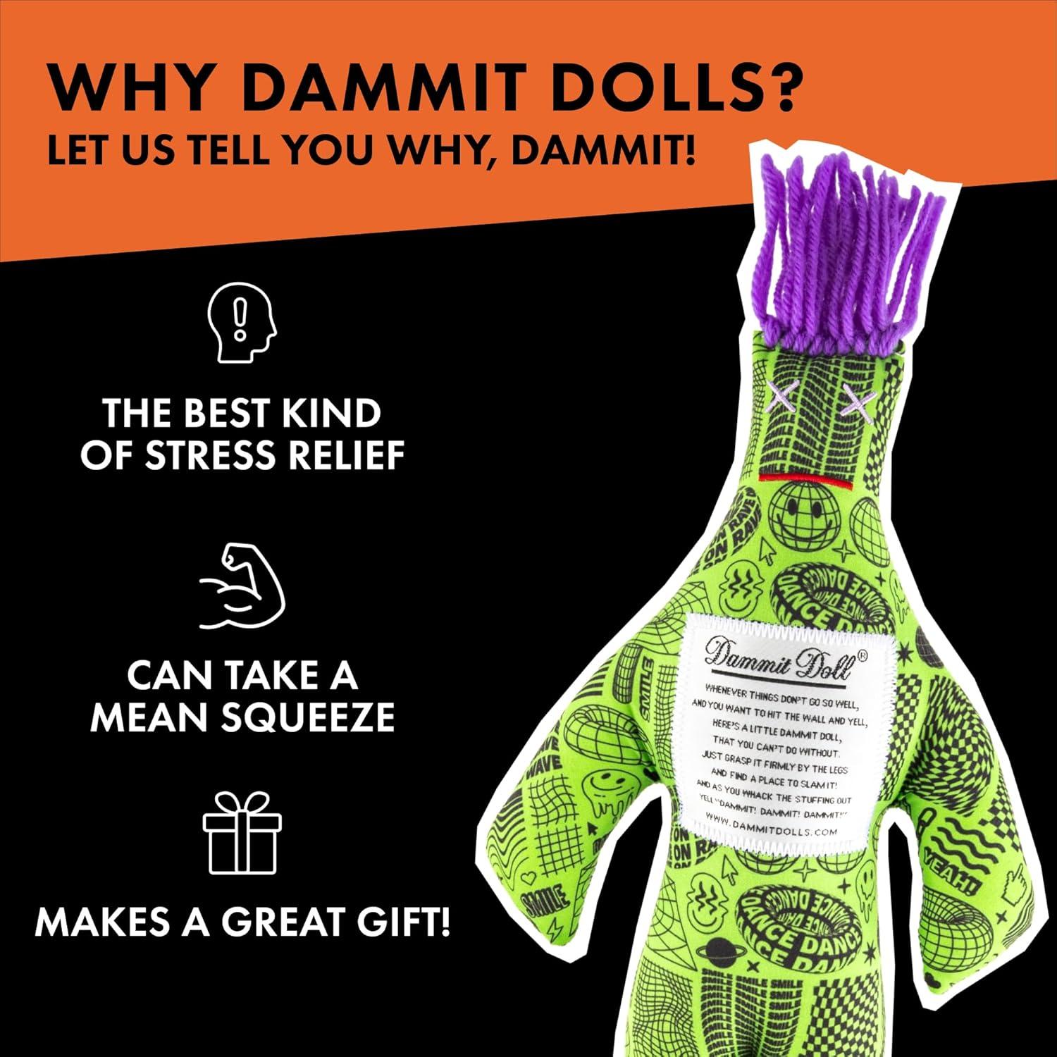 Muñeca Dammit Aleatoria - Alivio del Estrés - Regalo Divertido