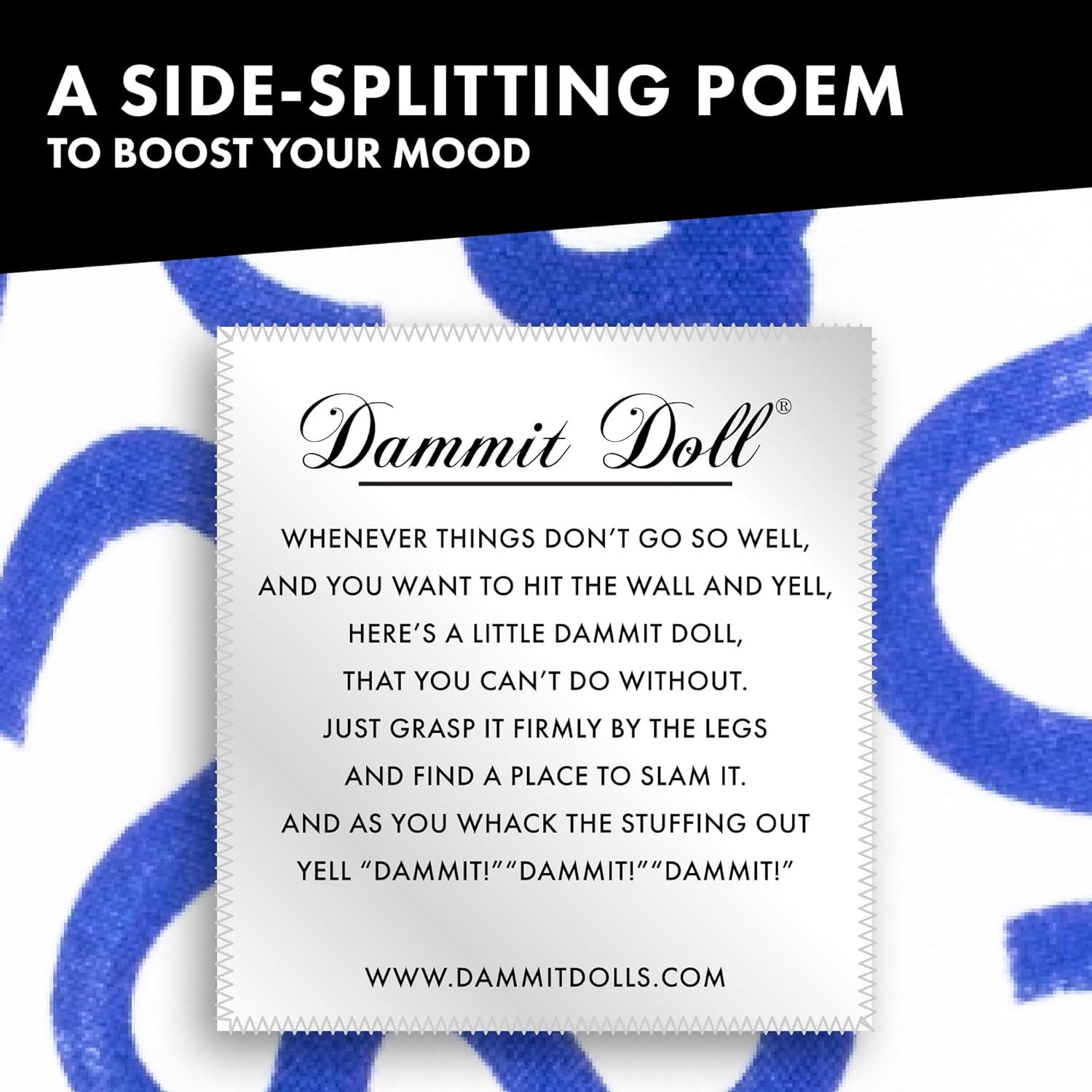 Muñeca Dammit Aleatoria - Alivio del Estrés - Regalo Divertido