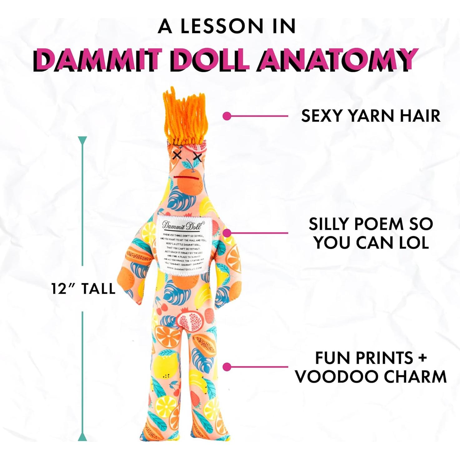 Muñeca Dammit Aleatoria - Alivio del Estrés - Regalo Divertido